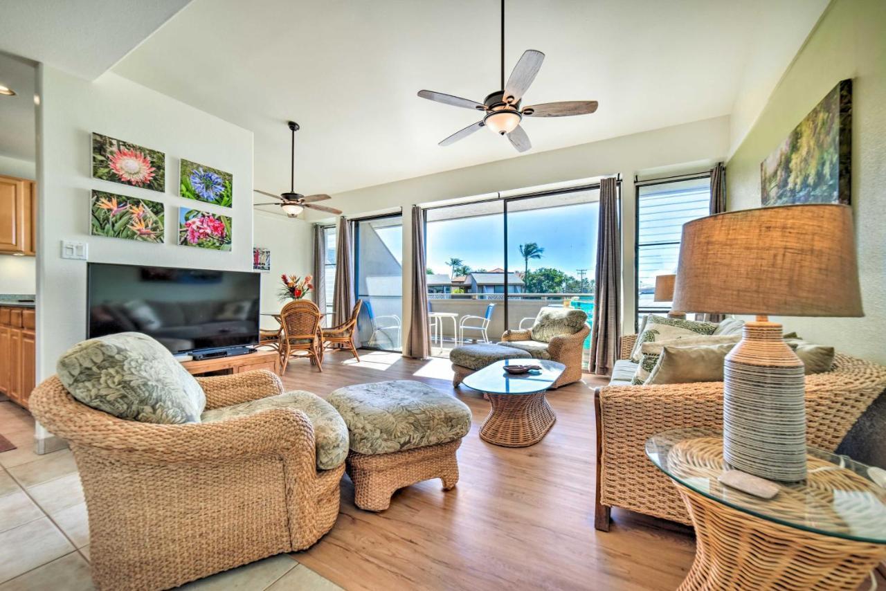 Kihei Oceanside Escape With Balcony - Steps To Beach Exterior foto